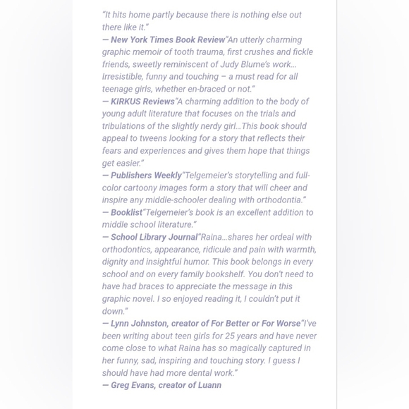 "Smile" by Raina Telgemeier, A Graphic Novel for Tweens - Picture 12 of 12